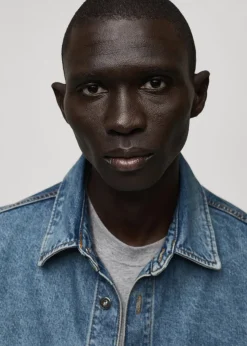 MANGO Kurtki I Koszule Wierzchnie*Koszula wierzchnia dżinsowa z kieszenią