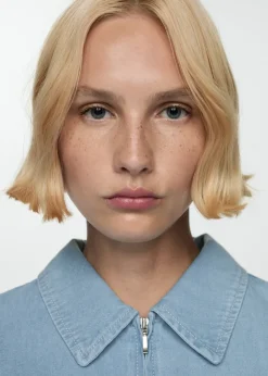 MANGO Kurtki|Koszule I Bluzki*Koszula wierzchnia dżinsowa z kieszenią