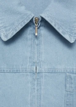 MANGO Kurtki|Koszule I Bluzki*Koszula wierzchnia dżinsowa z kieszenią