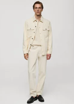 MANGO Kurtki I Koszule Wierzchnie*Koszula wierzchnia dżinsowa z kieszeniami