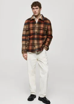 MANGO Kurtki I Koszule Wierzchnie*Koszula wierzchnia flanelowa w kratę