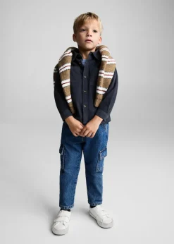 Dzieci MANGO Koszule*Koszula wierzchnia ze sztruksu z kieszenią