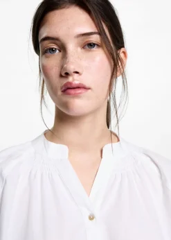 MANGO Koszule I Bluzki*Koszula z bufiastymi rękawami