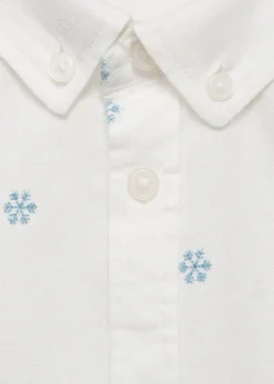 Dzieci MANGO Koszule*Koszula z haftem