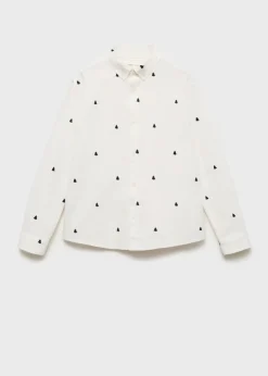 Dzieci MANGO Koszule*Koszula z haftem