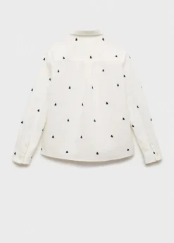 Dzieci MANGO Koszule*Koszula z haftem