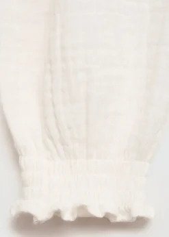 Dzieci MANGO Koszule I Bluzki*Koszula z haftem