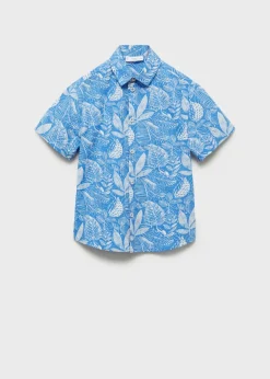Dzieci MANGO Koszule*Koszula z hawajskim wzorem
