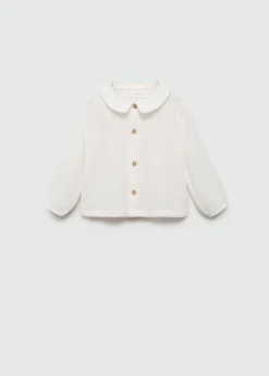 Dzieci MANGO Koszule|Koszule*Koszula z kreszowanej bawełny