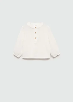 Dzieci MANGO Koszule|Koszule*Koszula z kreszowanej bawełny