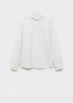 Dzieci MANGO Koszule*Koszula z tkaniny oxford z 100% bawełny w paski