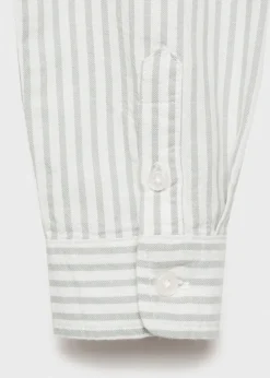 Dzieci MANGO Koszule*Koszula z tkaniny oxford z 100% bawełny w paski