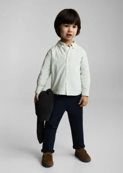 Dzieci MANGO Koszule*Koszula z tkaniny Oxford w paski