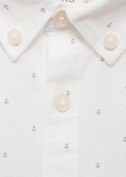 Dzieci MANGO Koszule*Koszula z tkaniny Oxford ze wzorem