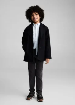 Dzieci MANGO Koszule*Koszula z tkaniny oxford z 100% bawełny w paski