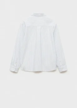 Dzieci MANGO Koszule*Koszula z tkaniny oxford z 100% bawełny w paski