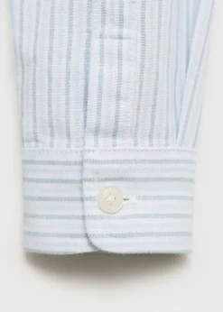 Dzieci MANGO Koszule*Koszula z tkaniny oxford z 100% bawełny w paski