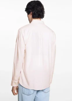 MANGO Koszule I Bluzki|Koszule*Koszula z tkaniny Oxford w paski unisex