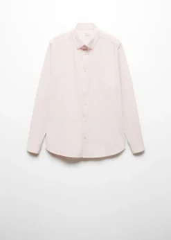 MANGO Koszule I Bluzki|Koszule*Koszula z tkaniny Oxford w paski unisex