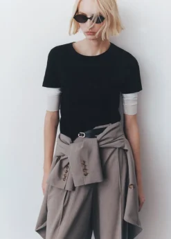 MANGO Koszulki*Koszulka bawełniana z krótkimi rękawami