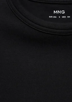 MANGO Koszulki*Koszulka bawełniana z krótkimi rękawami