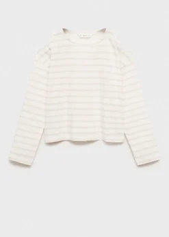 Dzieci MANGO Koszulki I Topy*Koszulka bawełniana z wycięciami na ramionach