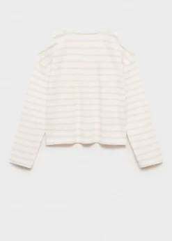 Dzieci MANGO Koszulki I Topy*Koszulka bawełniana z wycięciami na ramionach