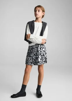 Dzieci MANGO Koszulki I Topy*Koszulka bawełniana ze strasem