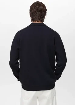 MANGO Kardigany I Swetry|Koszulki Polo*Koszulka polo z bawełnianej dzianiny