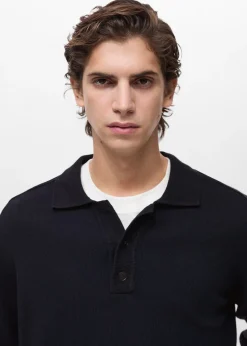 MANGO Kardigany I Swetry|Koszulki Polo*Koszulka polo z bawełnianej dzianiny