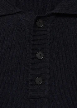 MANGO Kardigany I Swetry|Koszulki Polo*Koszulka polo z bawełnianej dzianiny