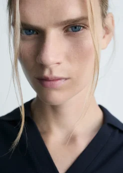 MANGO Topy|Koszulki*Koszulka polo z bawełny