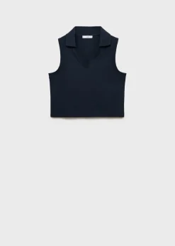 MANGO Topy|Koszulki*Koszulka polo z bawełny