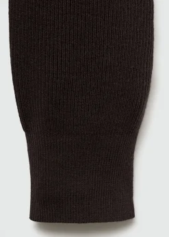 MANGO Kardigany I Swetry|Koszulki Polo*Koszulka polo z cienkiej prążkowanej dzianiny z bawełny