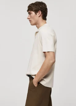 MANGO Kardigany I Swetry|Koszulki Polo*Koszulka polo z cienkiej dzianiny