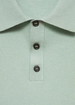 MANGO Kardigany I Swetry|Koszulki Polo*Koszulka polo z cienkiej dzianiny z teksturą