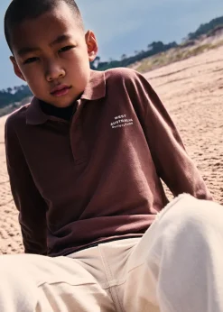 Dzieci MANGO Koszulki*Koszulka polo z haftem