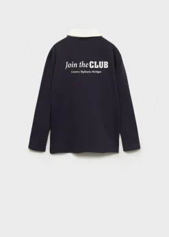 Dzieci MANGO Koszulki*Koszulka polo z kontrastowym kołnierzykiem