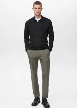 MANGO Kardigany I Swetry|Koszulki Polo*Koszulka polo z teksturą i technologią COOLMAX®