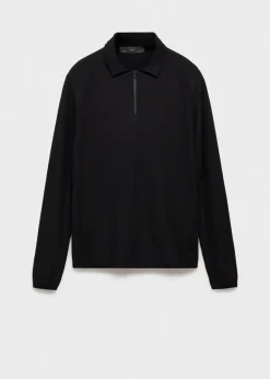 MANGO Kardigany I Swetry|Koszulki Polo*Koszulka polo z teksturą i technologią COOLMAX®