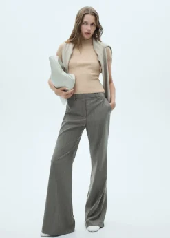 MANGO Swetry I Kardigany|Koszulki*Koszulka prążkowana z półgolfem