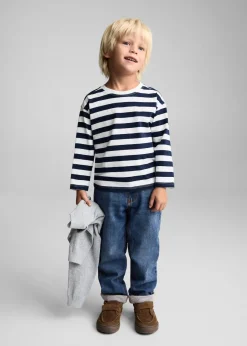 Dzieci MANGO Koszulki*Koszulka w paski z długiem rękawem