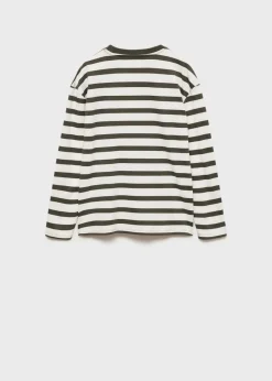 Dzieci MANGO Koszulki*Koszulka w paski z długiem rękawem