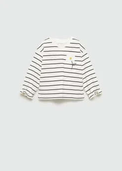 Dzieci MANGO Koszulki*Koszulka w paski z długiem rękawem