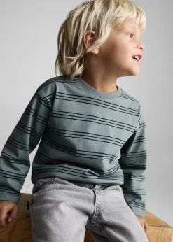 Dzieci MANGO Koszulki*Koszulka w potrójne paski