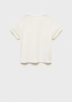 Dzieci MANGO Koszulki I Topy*Koszulka z ażurowym wzorem