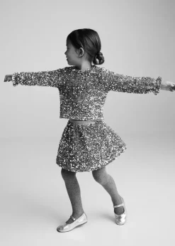 Dzieci MANGO Koszulki*Koszulka z cekinami