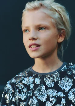 Dzieci MANGO Koszulki I Topy*Koszulka z cekinami