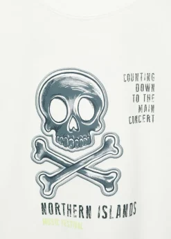 Dzieci MANGO Koszulki*Koszulka z czaszką