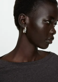 MANGO Koszulki*Koszulka z dekoltem w łódkę i długim rękawem